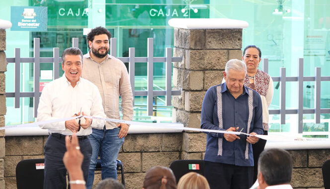 En Ocosingo Amlo Y Rutilio Escand N Ponen En Operaci N Sucursal Del Banco Del Bienestar